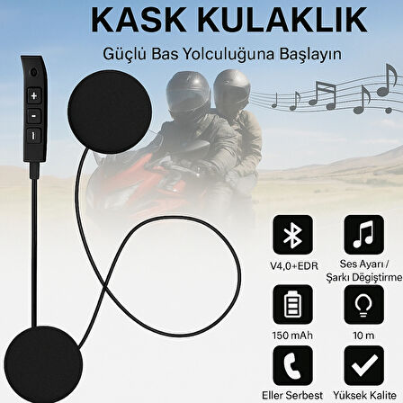 BT11 Bisiklet-Motosiklet Motosiklet Bluetooth Kask Kulaklığı