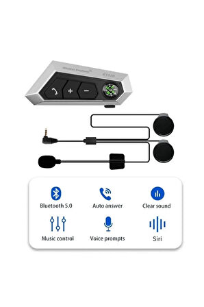 Bt22-b Intercoom Kask Interkom Motosiklet Kask Kulaklık 2 kişi eşleşme
