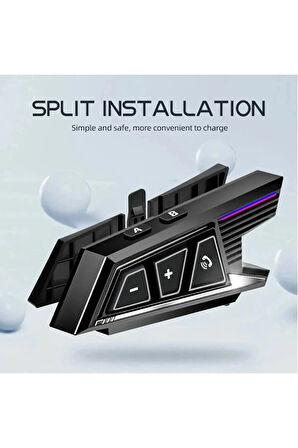 Bt40 Kask Kulaklık Bluetooth Motosiklet Kulaklık Intercom 5.3 