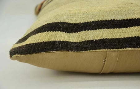 Çizgili Dokuma Kırlent Kılıfı 40cm