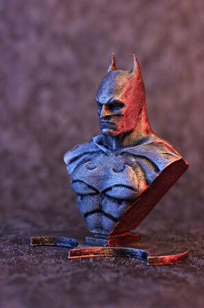 Batman Figürü 10 Cm - Yarasa Tabanlı Batman Büstü