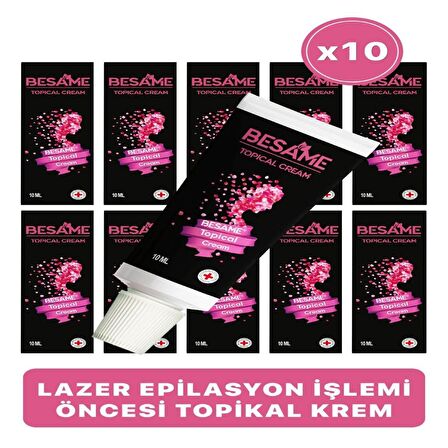 Besame Topikal Anestezi Krem  10 x 10 ml