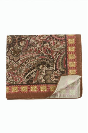 Çiçek Desenli Zr Şifon Fular 50*50 cm