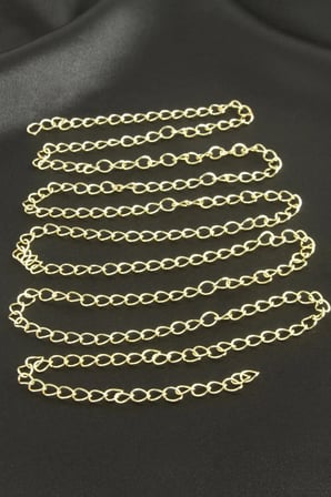 4 mm Oval Zincir 1 metre
