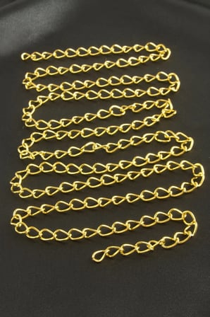6 mm Oval Zincir 1 metre