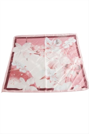 Çiçek Zr Saten Fular 50*50 cm