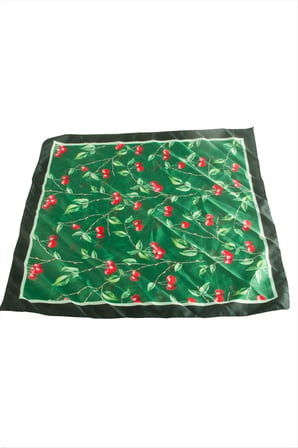 Kiraz Zr Saten Fular 50*50 cm