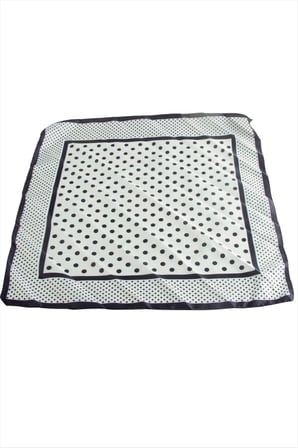Benekli Zr Saten Fular 50*50 cm