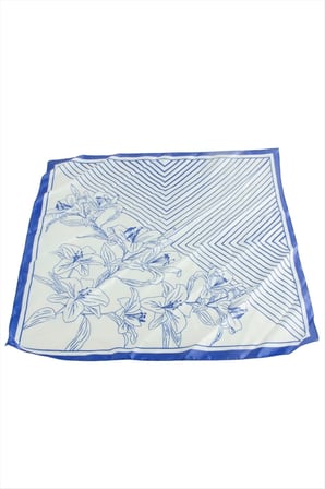 Çiçek Zr Saten Fular 50*50 cm