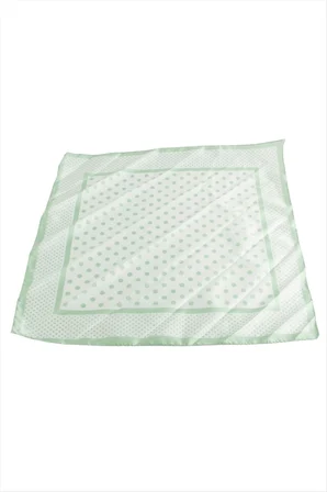 Benekli Zr Saten Fular 50*50 cm