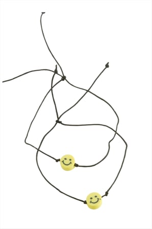 Emoji İp Bileklik 2 Adet