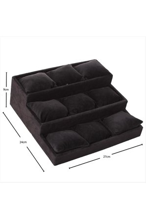3 Basamaklı Anfora Kumaş Yastıklı Stand