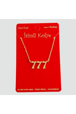 Uğurlu Rakamlar Uçlu Kolye