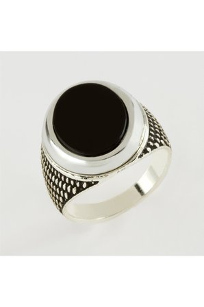 Yuvarlak Metal Erkek Yüzük