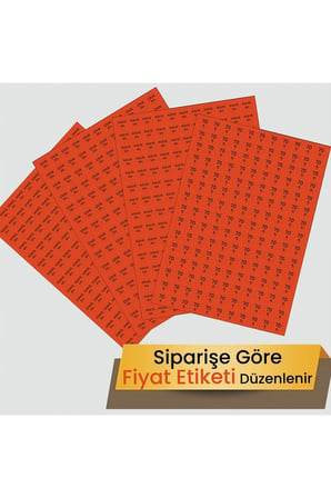 Fiyat Etiketi 165 Adet 15 mm