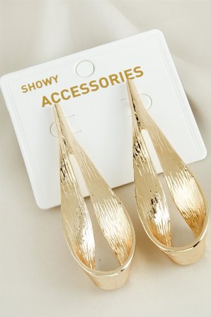 Oval Yeni Sezon Metal Küpe