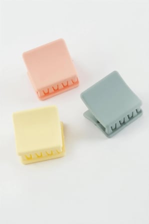4 Adet Kare Minik Mandal Toka 2 cm