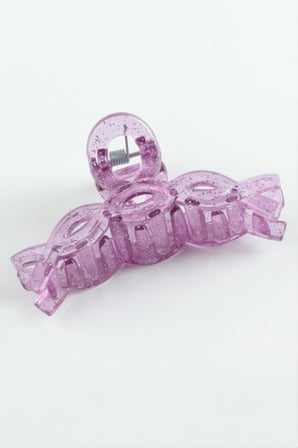 Fiyong Şeffaf Renkli Mandal Toka 8 cm