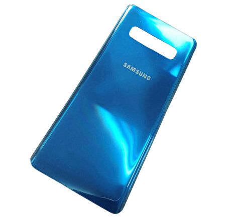 Samsung Galaxy S10 G973F Arka Cam Kapak Batarya Pil Kapağı mavi