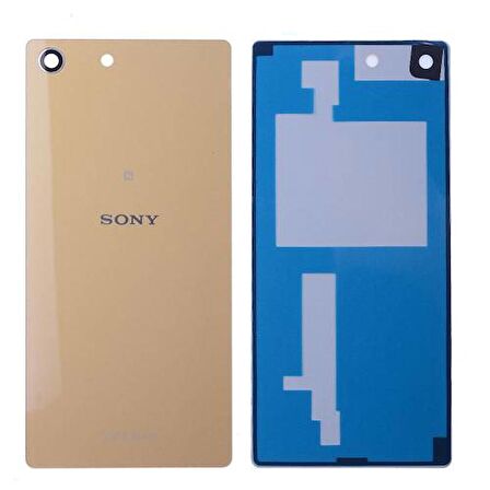 Gmr Sony Xperia M5 E5603 Arka Pil Batarya Kapağı Gold