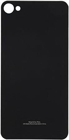 Gmr Meizu Meilan X Arka Cam Pil batarya  Arka Kapak  siyah