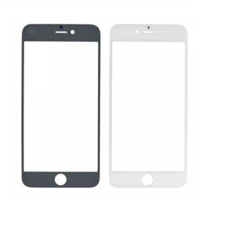 Gmr Iphone 6 Plus Ocalı  Lens Ön Cam Beyaz