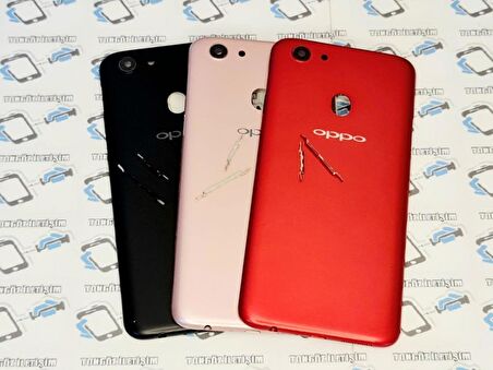 Gmr Oppo A73 Arka Pil Batarya Kapağı ekran çitasi ve kamera lesli Siyah