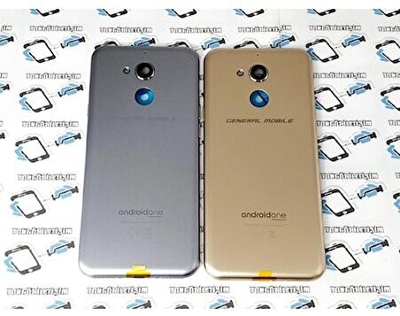 Gmr  General Mobile Gm8 Kasa Arka Kapağı  Orta çita Yan Tuşlar gold