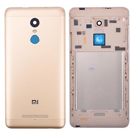 Gmr Xiaomi Redmi Note 3 Arka Kasa Pil Batarya Kapağı Gold