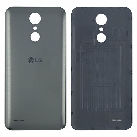 Gmr Lg K10 2017 Arka pil  Batarya Kapağı  gri