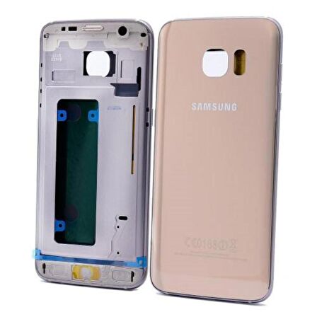 Gmr Samsung Galaxy S7 Edge G935 Kasa Kapak Gold