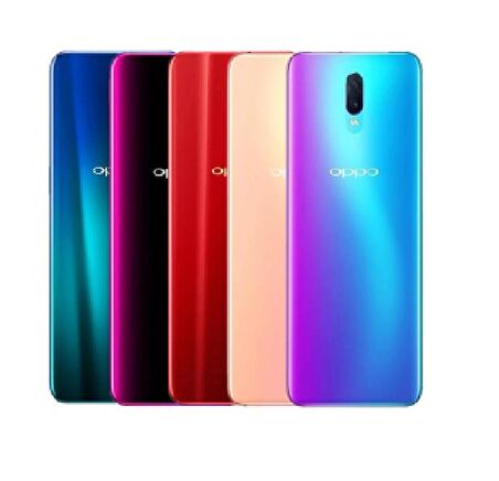 Gmr OPPO R17 Arka Batarya Pil kapağı yeşil