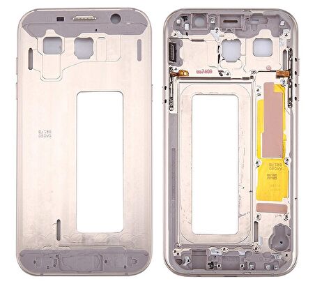 Gmr Samsung Galaxy A7 2017 A720 İçın Orta Kasa Orta Panel Gold