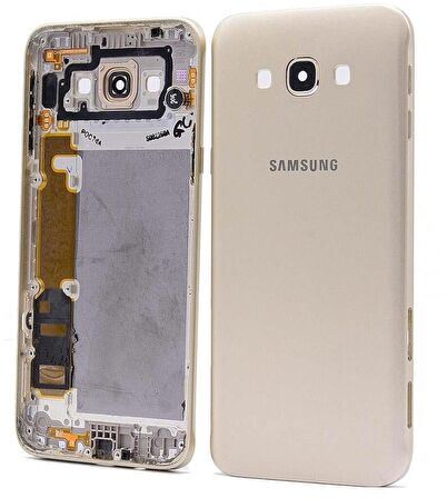 Gmr Samsung Galaxy A8 2015 Sm-A800 Kasa Kapak gold