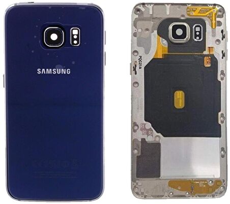 Gmr  Samsung Galaxy S6 Edge Kasa Kapak  Sm-925F- Mavi