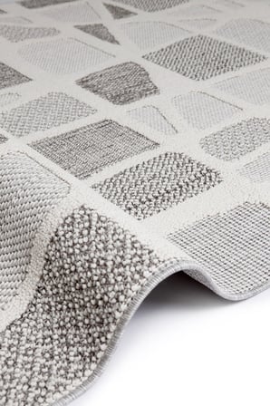 Enti Bukle 1414 Gri Iskandinav Halı Kesme Yolluk Salon Halı Koridor Oturma Odası Halısı