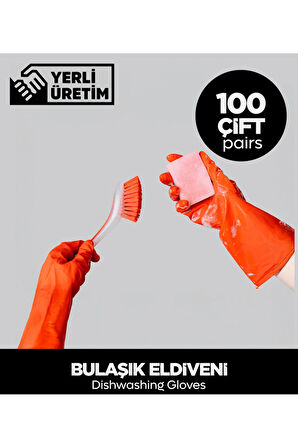 Bulaşık Eldiveni - 100 Çift