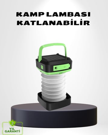 Şarjlı LED Lamba – Dokunmatik Sensörlü,  Kademeli Parlaklık