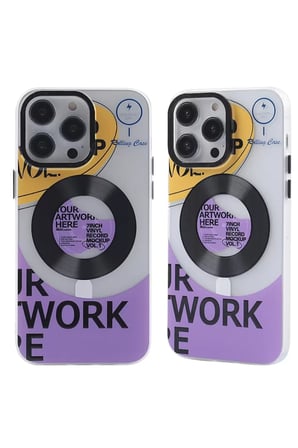 Apple iPhone  Pro Max Kılıf Apollo Magneticsafe Desenli Kapak - Apollo Şeffaf -