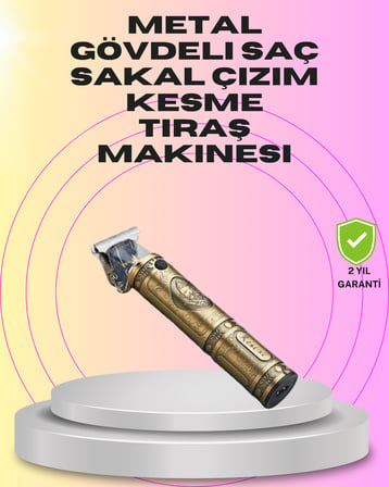 Güçlü Motorlu,  Kılavuz Taraklı Kompakt Saç Kesme Makinesi – Uzun Pil Ömürlü