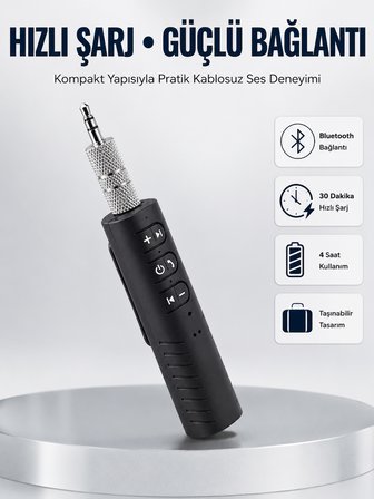 Bluetooth Destekli Ses Alıcısı – Eski Cihazlarınıza Yenilik Katın