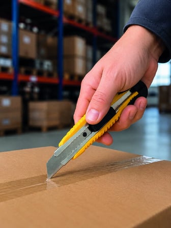 5’li Metal Falçata Seti Profesyonel Maket Bıçağı Kesici Falçata Sarı Ergonomik Saplı