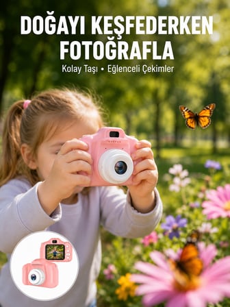 Mini HD Video Kamera Fotoğraf Çekimli Şarj Edilebilir Bataryalı Genişletilebilir Hafızalı Yeni Nesil