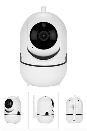 Baby Kamera Kablosuz P Beyaz  Derece Wifi Kamera Full HD p