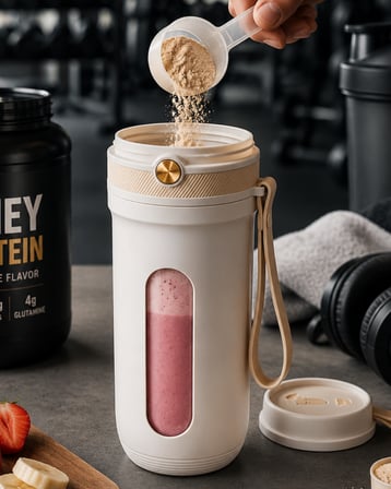 Taşınabilir Şarjlı Blender Smoothie ve Buz Kırıcı Özellikli  ML