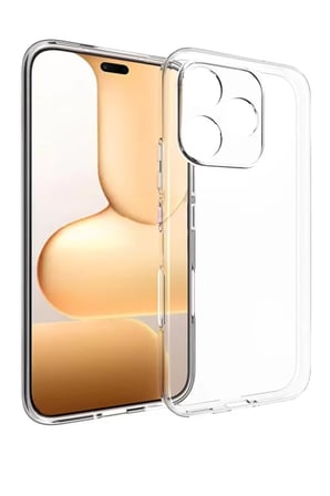 Huawei Honor  Lite Lüx Şeffaf Silikon - Şeffaf