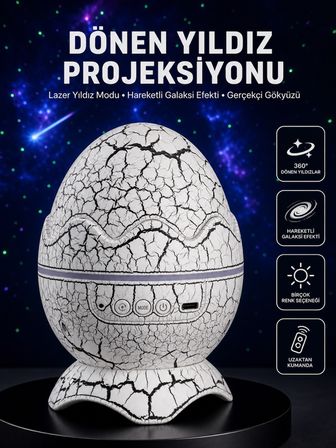 Dinazor Yumurta Gece Lambası