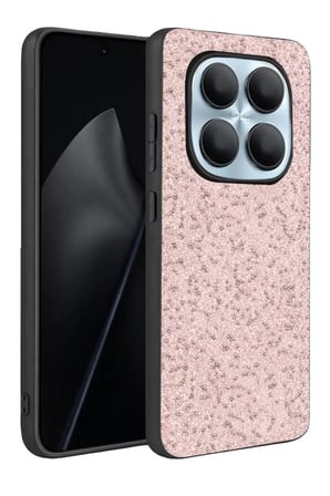 Redmi Note 15 Pro 4G Bright Simli Kapak - Pembe