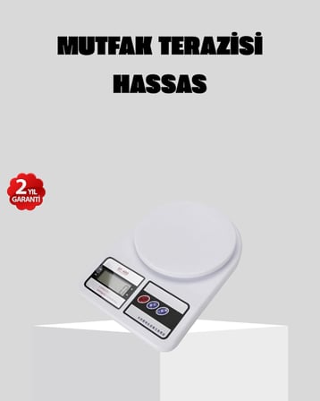 Hassas Dijital Mutfak Tartısı – 1g Doğruluk, LCD Ekran, Otomatik Kapanma