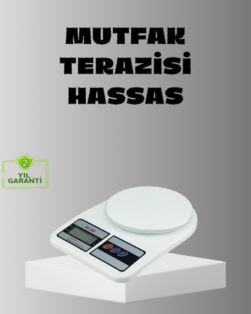Hassas Dijital Mutfak Tartısı – 1g Doğruluk, LCD Ekran, Otomatik Kapanma